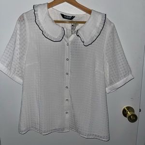 NWOT White blouse